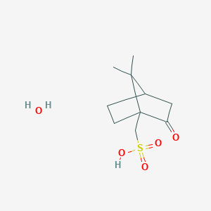 molecular formula C10H18O5S B8595842 (1S)-(+)-camphor-10-sulfonic acid monohydrate 