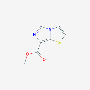 molecular formula C7H6N2O2S B8595849 Methyl imidazo[5,1-b]thiazole-7-carboxylate 