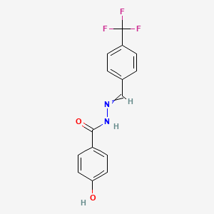 4-Hydroxy-benzoic acid (4-trifluoromethyl-benzylidene)-hydrazide