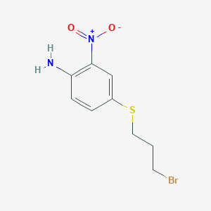4-[(3-Bromopropyl)sulfanyl]-2-nitroaniline