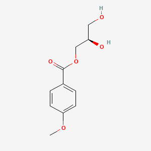 (2R)-2,3-Dihydroxypropyl 4-methoxybenzoate