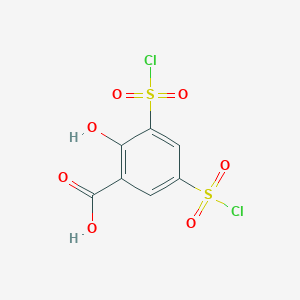 3,5-Bis(chlorosulfonyl)-2-hydroxybenzoic acid