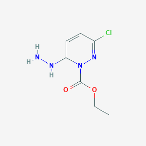 Ethyl 3-chloro-6-hydrazinylpyridazine-1(6H)-carboxylate