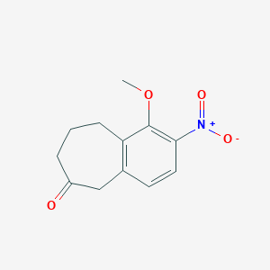 1-Methoxy-2-nitro-5,7,8,9-tetrahydro-6H-benzo[7]annulen-6-one