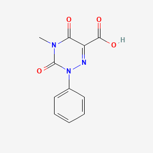 2-Phenyl-4-methyl-3,5-dioxo-2,3,4,5-tetrahydro-1,2,4-triazine-6-carboxylic acid