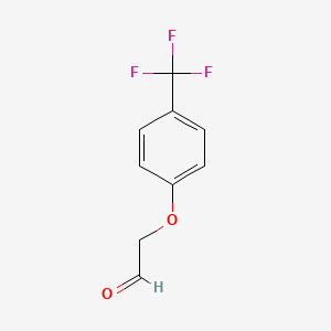 molecular formula C9H7F3O2 B8596077 (4-Trifluoromethyl-phenoxy)-acetaldehyde 