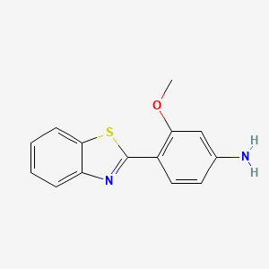 4-(1,3-Benzothiazol-2-yl)-3-methoxyaniline