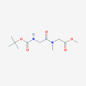 Methyl N-((tert-butoxycarbonyl)glycyl)-N-methylglycinate