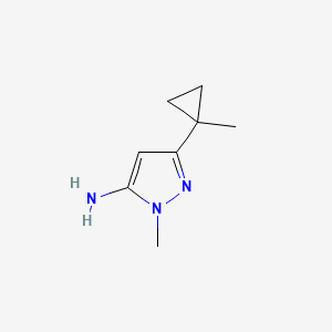 1-Methyl-3-(1-methylcyclopropyl)-1H-pyrazol-5-amine