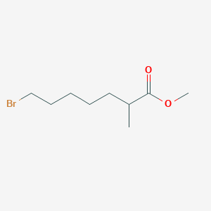 molecular formula C9H17BrO2 B8596191 Methyl 7-bromo-2-methylheptanoate CAS No. 54131-74-7