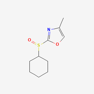 2-Cyclohexylsulphinyl-4-methyloxazole