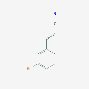 molecular formula C9H6BrN B8596290 3-Bromocinnamonitrile 
