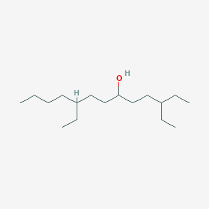 molecular formula C17H36O B085963 3,9-Diethyl-6-tridecanol CAS No. 123-24-0