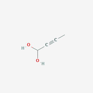 molecular formula C4H6O2 B8596361 But-2-yne-1,1-diol CAS No. 11070-67-0