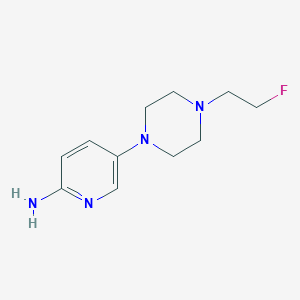 5-(4-(2-Fluoroethyl)piperazin-1-yl)pyridin-2-amine