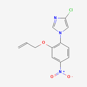 1-(2-(allyloxy)-4-nitrophenyl)-4-chloro-1H-imidazole