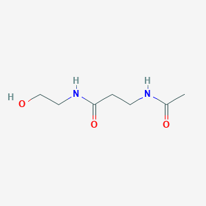 3-acetamido-N-(2-hydroxyethyl)propanamide