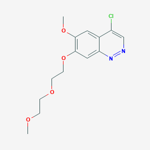 4-Chloro-6-methoxy-7-(2-(2-methoxyethoxy)ethoxy)cinnoline
