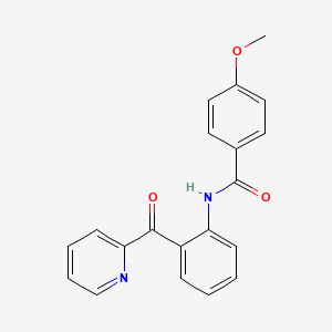 4-Methoxy-N-[2-(pyridine-2-carbonyl)phenyl]benzamide