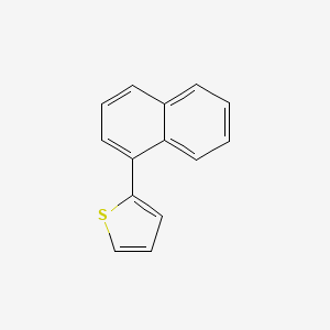 molecular formula C14H10S B8596499 2-(1-Naphthyl)thiophene CAS No. 4632-51-3