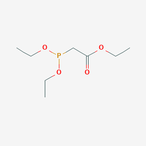 molecular formula C8H17O4P B8596567 Ethyl (diethoxyphosphanyl)acetate CAS No. 688-49-3