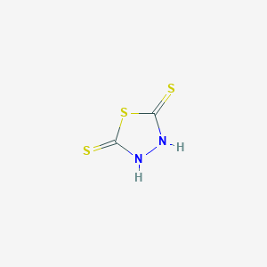 molecular formula C2H2N2S3 B085966 Bismuthiol CAS No. 1072-71-5