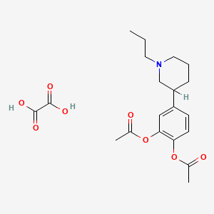 N-Propyl-3-(3',4'diacetoxyphenyl)piperidine oxalate