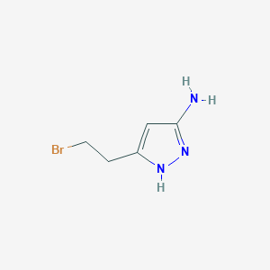 5-(2-bromoethyl)-1H-pyrazol-3-amine