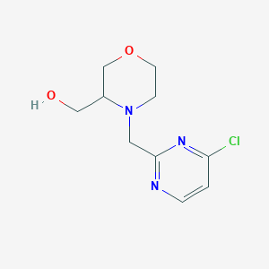 {4-[(4-Chloropyrimidin-2-yl)methyl]morpholin-3-yl}methanol