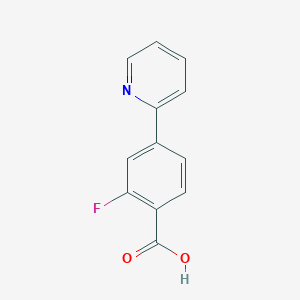 2-Fluoro-4-(pyridin-2-yl)benzoic acid