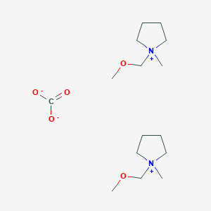 molecular formula C15H32N2O5 B8596806 N-methoxymethyl-N-methylpyrrolidinium carbonate CAS No. 820958-81-4