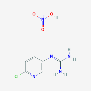 B8596850 N-(6-chloro-pyridin-3-yl)-guanidine nitrate CAS No. 827598-59-4