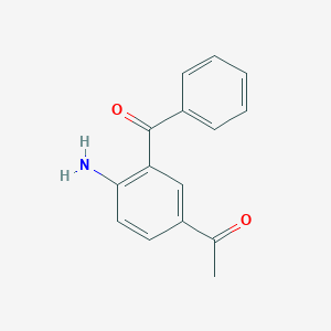 molecular formula C15H13NO2 B8596955 5-Acetyl-2-aminobenzophenone CAS No. 37104-17-9