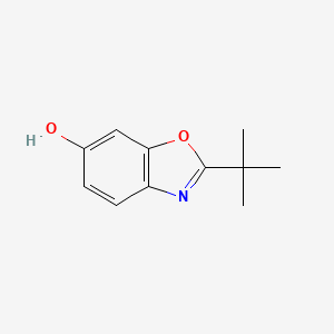 molecular formula C11H13NO2 B8596975 2-(Tert-butyl)benzoxazol-6-ol 