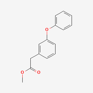 molecular formula C15H14O3 B8596992 Methyl 2-(3-phenoxyphenyl)acetate 