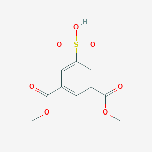 molecular formula C10H10O7S B085970 1,3-Dimethyl 5-sulfoisophthalate CAS No. 138-25-0