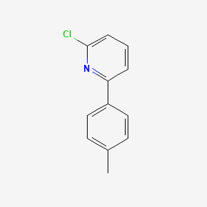 molecular formula C12H10ClN B8597011 Pyridine, 2-chloro-6-(4-methylphenyl)- 