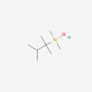 molecular formula C8H20OSi B8597212 Dimethyl(1,1,2-trimethylpropyl)silanol CAS No. 55644-10-5
