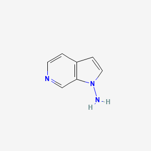 molecular formula C7H7N3 B8597407 1H-Pyrrolo[2,3-c]pyridin-1-amine 