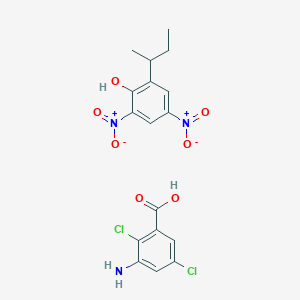 molecular formula C17H17Cl2N3O7 B085977 Dynoram CAS No. 11096-24-5