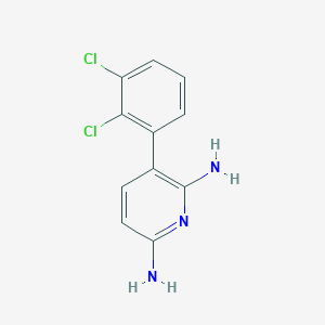 3-(2,3-Dichlorophenyl)pyridine-2,6-diamine