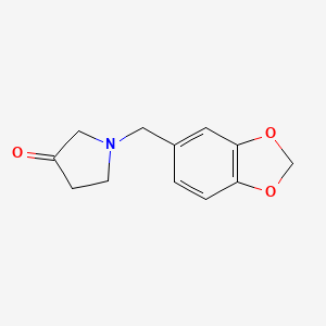 1-(Benzo[d][1,3]dioxol-5-ylmethyl)pyrrolidin-3-one