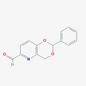 2-Phenyl-2H,4H-[1,3]dioxino[5,4-b]pyridine-6-carbaldehyde