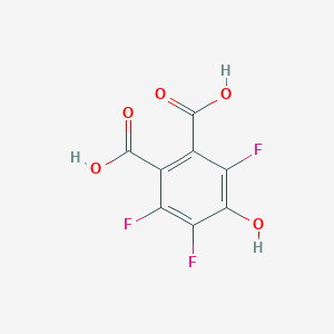 molecular formula C8H3F3O5 B8597784 3,4,6-Trifluoro-5-hydroxyphthalic acid 