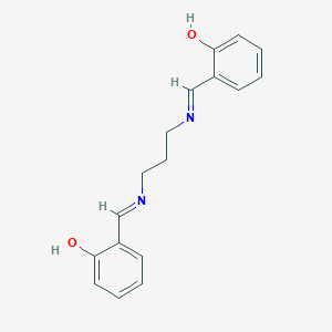 molecular formula C17H18N2O2 B085978 N,N'-Bis(salicylidene)-1,3-propanediamine CAS No. 120-70-7