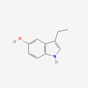 molecular formula C10H11NO B8597885 3-ethyl-1H-indol-5-ol 