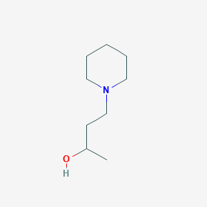 molecular formula C9H19NO B8597924 4-(1-Piperidinyl)-2-butanol CAS No. 71648-40-3