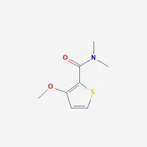 molecular formula C8H11NO2S B8597955 N,N-dimethyl 3-methoxythiophene amide 
