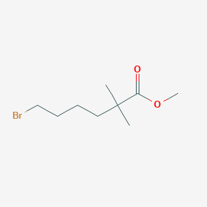 molecular formula C9H17BrO2 B8598168 Methyl 6-bromo-2,2-dimethylhexanoate 