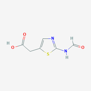2-(2-Formamidothiazol-5-yl)acetic acid